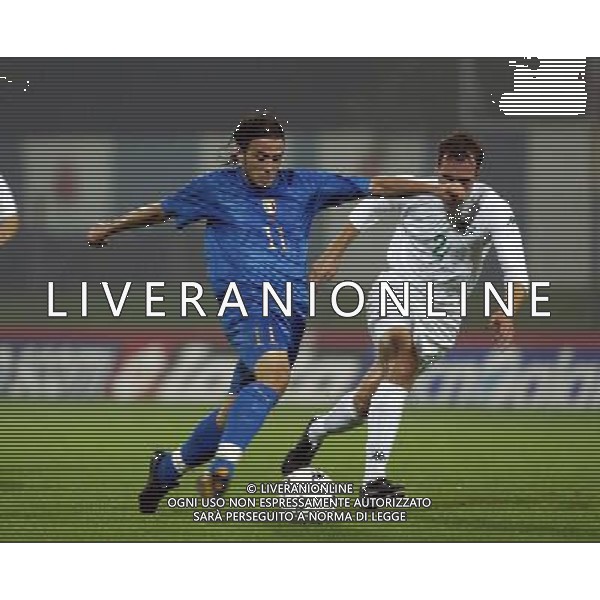 Slovenia-Italia nazionale Under 21 08/10/2004 Qualificazioni Europei nella foto pazzini foto paola garbuio/agenzia aldo liverani