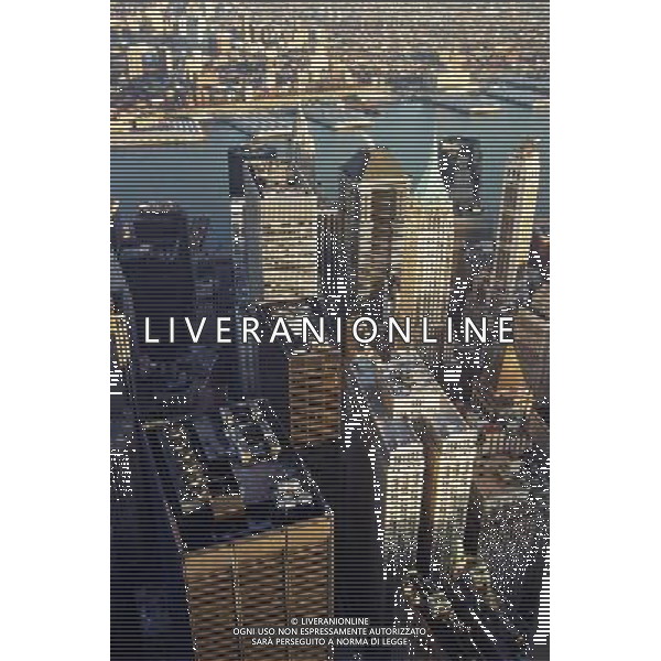 New York circa 1998 as viewed from the now defunct World Trade Centre ©photoshot/AGENZIA ALDO LIVERANI SAS - ITALY ONLY - Vedute della citta\' di New York negli Stati Uniti nel 1998