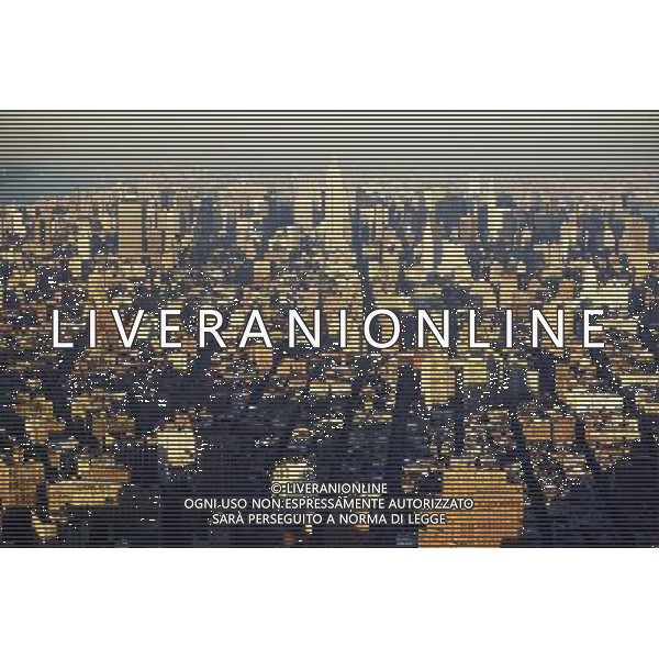 New York circa 1998 as viewed from the now defunct World Trade Centre ©photoshot/AGENZIA ALDO LIVERANI SAS - ITALY ONLY - Vedute della citta\' di New York negli Stati Uniti nel 1998