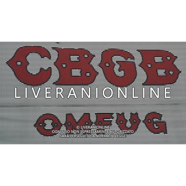 CBGBÕs music venue, New York, circa 1998 ©photoshot/AGENZIA ALDO LIVERANI SAS - ITALY ONLY - Vedute della citta\' di New York negli Stati Uniti nel 1998