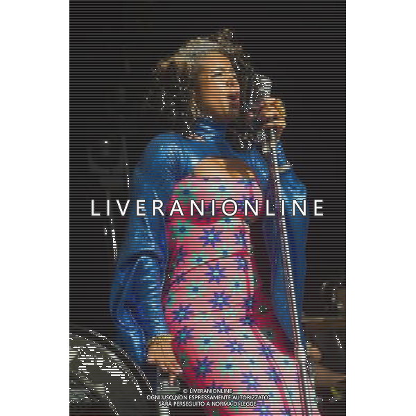Kelis (born Kelis Rogers) performs at the Lovebox Festival, Victoria Park, London, England, UK on 21st July 2013. ©PHOTOSHOT/AGENZIA ALDO LIVERANI SAS - ITALY ONLY - EDITORIAL USE ONLY
