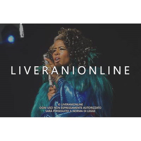 Kelis (born Kelis Rogers) performs at the Lovebox Festival, Victoria Park, London, England, UK on 21st July 2013. ©PHOTOSHOT/AGENZIA ALDO LIVERANI SAS - ITALY ONLY - EDITORIAL USE ONLY