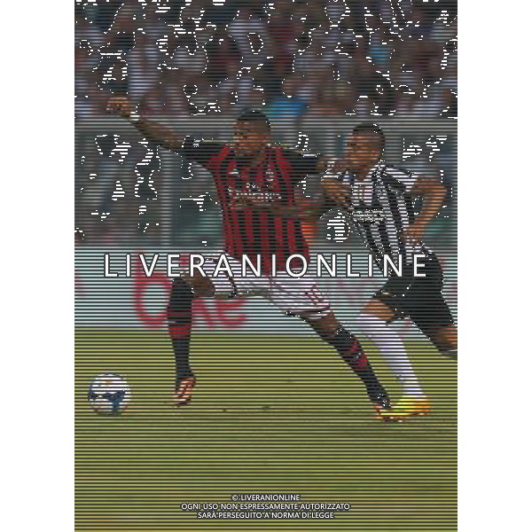 REGGIO EMILIA 23 LUGLIO 2013 /TROFEO TIM 2013 / TRIANGOLARE JUVENTUS-MILAN-SASSUOLO / NELLA FOTO: BOATENG E VIDAL / FOTO FRANCESCA SOLI - AGENZIA ALDO LIVERANI SAS