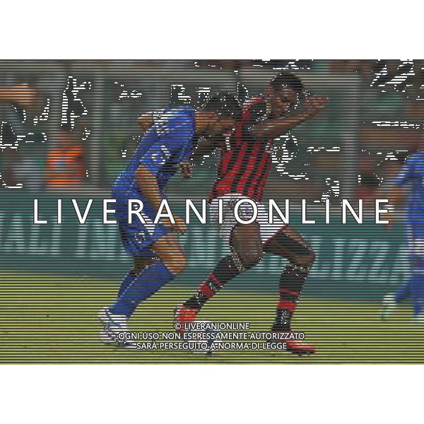 REGGIO EMILIA 23 LUGLIO 2013 /TROFEO TIM 2013 / TRIANGOLARE JUVENTUS-MILAN-SASSUOLO / NELLA FOTO: MAGNANELLI E TRAORE / FOTO FRANCESCA SOLI - AGENZIA ALDO LIVERANI SAS