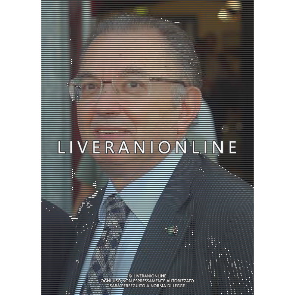 REGGIO EMILIA 23 LUGLIO 2013 /TROFEO TIM 2013 / TRIANGOLARE JUVENTUS-MILAN-SASSUOLO / NELLA FOTO: IL PRESIDENTE DI CONFINDUSTRIA GIORGIO SQUINZI / FOTO FRANCESCA SOLI - AGENZIA ALDO LIVERANI SAS