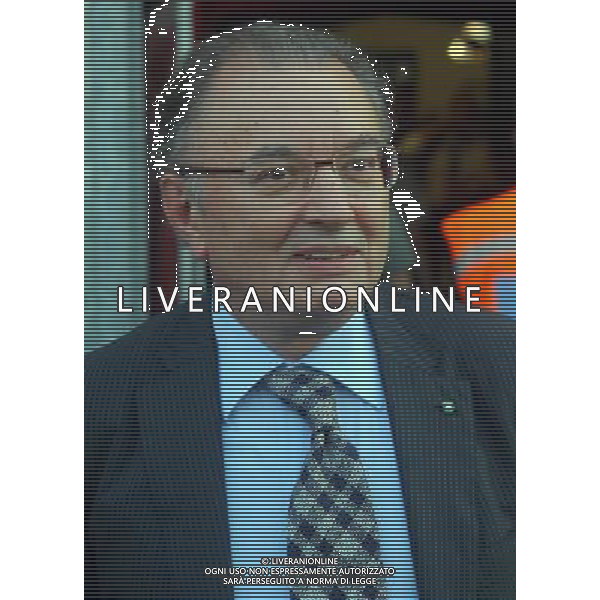 REGGIO EMILIA 23 LUGLIO 2013 /TROFEO TIM 2013 / TRIANGOLARE JUVENTUS-MILAN-SASSUOLO / NELLA FOTO: IL PRESIDENTE DI CONFINDUSTRIA GIORGIO SQUINZI / FOTO FRANCESCA SOLI - AGENZIA ALDO LIVERANI SAS