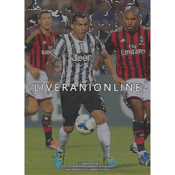 REGGIO EMILIA 23 LUGLIO 2013 /TROFEO TIM 2013 / TRIANGOLARE JUVENTUS-MILAN-SASSUOLO / NELLA FOTO: CARLO ALBERTO TEVEZ / FOTO FRANCESCA SOLI - AGENZIA ALDO LIVERANI SAS