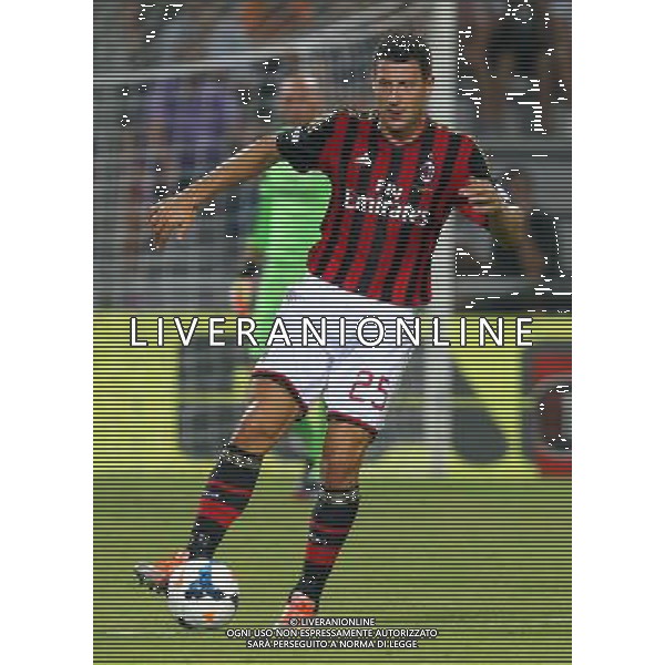 REGGIO EMILIA 23 LUGLIO 2013 /TROFEO TIM 2013 / TRIANGOLARE JUVENTUS-MILAN-SASSUOLO / NELLA FOTO: DANIELE BONERA / FOTO FRANCESCA SOLI - AGENZIA ALDO LIVERANI SAS