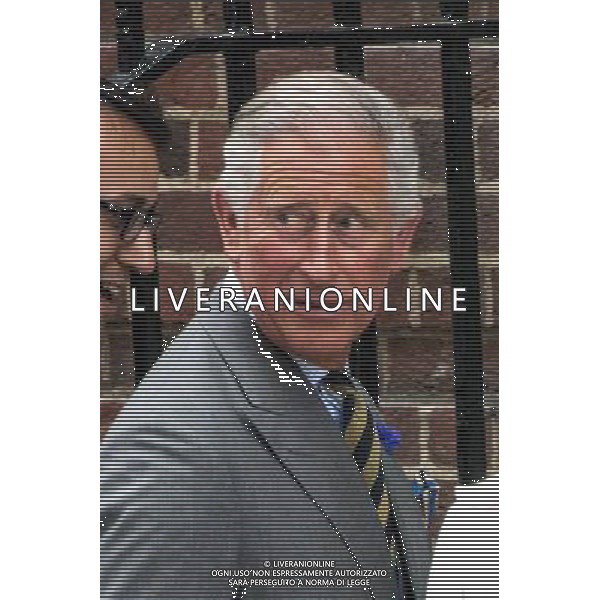 A baby for Prince William and Kate, duchess of Cambridge born at Prince Charles seen on the steps of St. Marys Hospital, Paddington where he visited his grandson for the first time ©photohsot/AGENZIA ALDO LIVERANI SAS - ITALY ONLY - REALI INGLESI: Il Principe Carlo e Camilla Duchessa di Cornovaglia all\'ospedale St Mary, in visita al bambino appena nato di William e kate 23 Luglio 2013 a Londra, Inghilterra.