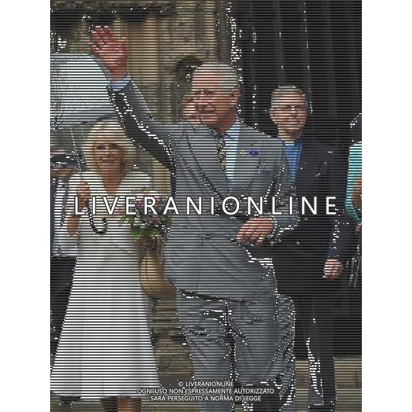 THE PRINCE OF WALES AND THE DUCHESS OF CORNWALL VISIT BRIDLINGTON PRIORY TO CELEBRATE ITS 900TH ANNIVERSARY ©photohsot/AGENZIA ALDO LIVERANI SAS - ITALY ONLY - REALI INGLESI: Il Principe Carlo e Camilla Duchessa di Cornovaglia in visita nello Yorkshire