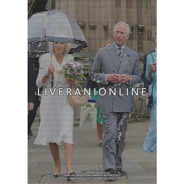 THE PRINCE OF WALES AND THE DUCHESS OF CORNWALL VISIT BRIDLINGTON PRIORY TO CELEBRATE ITS 900TH ANNIVERSARY ©photohsot/AGENZIA ALDO LIVERANI SAS - ITALY ONLY - REALI INGLESI: Il Principe Carlo e Camilla Duchessa di Cornovaglia in visita nello Yorkshire