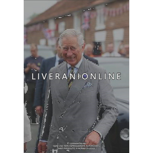 The Prince of Wales during a walk about in Burton Fleming, East Yorkshire. Picture date: Tuesday July 23, 2013. ©photohsot/AGENZIA ALDO LIVERANI SAS - ITALY ONLY - REALI INGLESI: Il Principe Carlo e Camilla Duchessa di Cornovaglia in visita nello Yorkshire