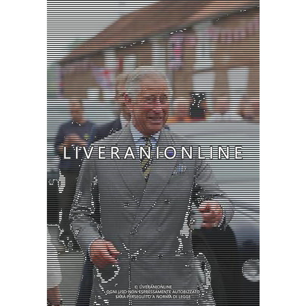 The Prince of Wales during a walk about in Burton Fleming, East Yorkshire. Picture date: Tuesday July 23, 2013. ©photohsot/AGENZIA ALDO LIVERANI SAS - ITALY ONLY - REALI INGLESI: Il Principe Carlo e Camilla Duchessa di Cornovaglia in visita nello Yorkshire