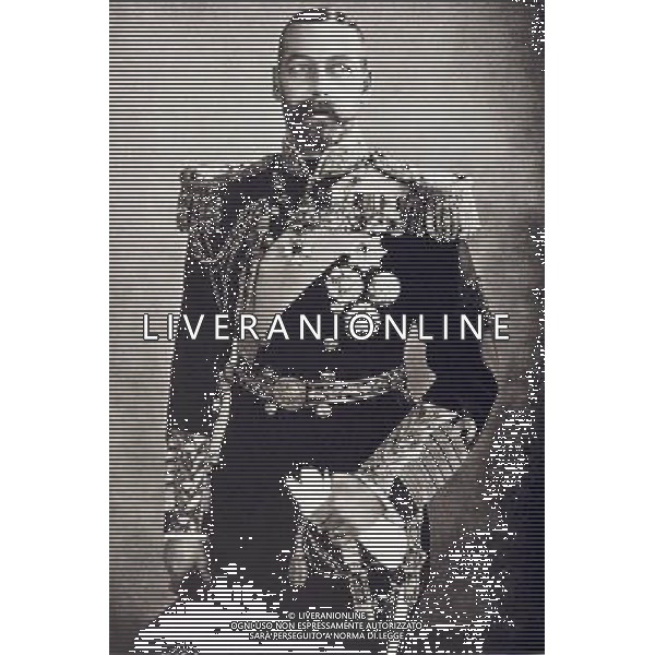 His Majesty King George V George Frederick Ernest Albert 1865 - 1936 from a photograph by Bassano Sua Maesta\' Re Giorgio V George Frederick Ernest Albert 1865 - 1936 da una fotografia di Bassano Ref: B408_097004_2653 Compulsory Credit: Classic - Image/World Illustrated/Photoshot ©PHOTOSHOT/AGENZIA ALDO LIVERANI SAS - ITALY ONLY - EDITORIAL USE ONLY