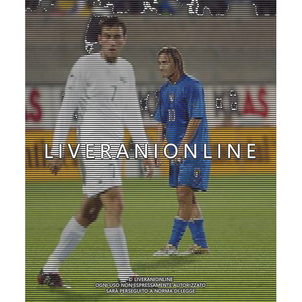 CELJE (SLO) 09/10/2004 SLOVENIA-ITALIA NELLA FOTO:DELUSIONE DI TOTTI FRANCESCO FOTO PAOLA GARBUIO/ALDO LIVERANI s.a.s
