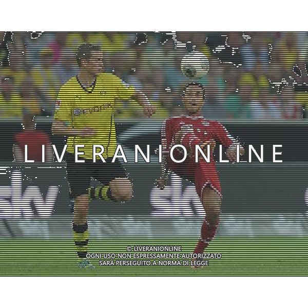 firo, Fu§ball, Fussball, 1. Bundesliga, 1. BL, DFL Supercup 2013, Saison 2013/2014, 27.07.2013, BVB, Borussia Dortmund - FC Bayern MŸnchen, Muenchen Zweikampf, Thiago Alcantara, Bayern, Sven Bender, BVB $worldrightsEs gelten unsere AGB, einsehbar auf www.firosportphoto.de copyright by firo sportphoto: Coesfelder Stra§e 207Ê 48249 D † L M E N (Duelmen) www.firosportphoto.de mail@firosportphoto.de (V o l k s b a n k B o c h u m - W i t t e n ) BLZ.: 430 601 29 Kt. Nr.: 341 117 100 Tel:Ê 02594-9916004 Fax:Ê 02594-9916005 AG ALDO LIVERANI SAS ONLY ITALY