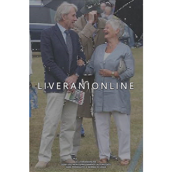 KING\'S LYNN, ENGLAND - JULY 31: Dame Judi Dench is seen during a visit to the 132nd Sandringham Flower Show at Sandringham House on July 31, 2013 in King\'s Lynn, England. ©photoshot/AGENZIA ALDO LIVERANI SAS - ITALY ONLY - REALI INGLESI: Il principe Carlo d\'inghilterra con la moglie Camilla duchessa di Cornovaglia