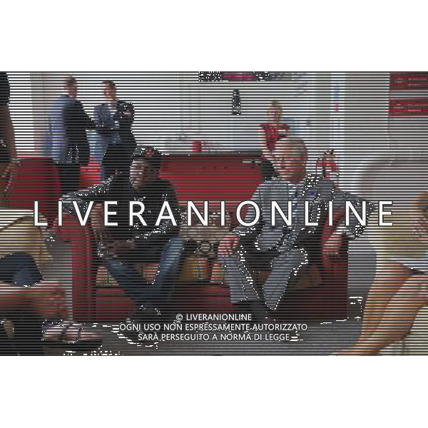 CHATHAM, UNITED KINGDOM - JULY 29: Prince Charles, Prince of Wales sits on a sofa with Jamal Edwards during a live session at the launch of the Prince\'s Trust Summer Sessions at the Princes\'s Trust in Historic Chatham Dockyard on July 29, 2013 in Chatham, United Kingdom. ©photoshot/AGENZIA ALDO LIVERANI SAS - ITALY ONLY - REALI INGLESI: Il principe Carlo d\'inghilterra con la moglie Camilla duchessa di Cornovaglia