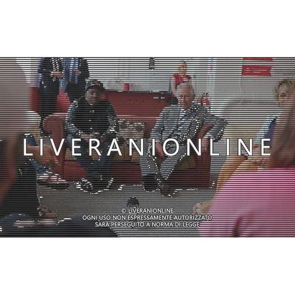 CHATHAM, UNITED KINGDOM - JULY 29: Prince Charles, Prince of Wales sits on a sofa with Jamal Edwards during a live session at the launch of the Prince\'s Trust Summer Sessions at the Princes\'s Trust in Historic Chatham Dockyard on July 29, 2013 in Chatham, United Kingdom. ©photoshot/AGENZIA ALDO LIVERANI SAS - ITALY ONLY - REALI INGLESI: Il principe Carlo d\'inghilterra con la moglie Camilla duchessa di Cornovaglia