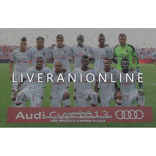 Audi Cup 2013 Monaco di Baviera (Germania) - 31.07.2013 Manchester City-Milan Nella Foto:Milan Squadra Formazione El Shaarawy,Zaccardo,Petagna,Traore\',Vergara,Amelia,Boateng,De Jong,Constant,Antonini,Muntari /Ph.Vitez-Ag. Aldo Liverani