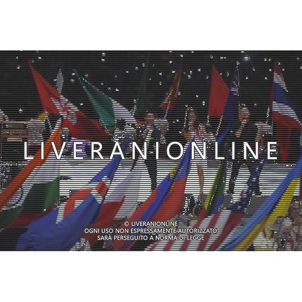 (130718) -- KAZAN, July 18, 2013 () -- Artists perform at the closing ceremony of the 27th Universiade students Games in Kazan, 720 kilometers east of Moscow on July 17, 2013. (/Liu Hongxia) ©PHOTOSHOT/AGENZIA ALDO LIVERANI SAS - ITALY ONLY - EDITORIAL USE ONLY