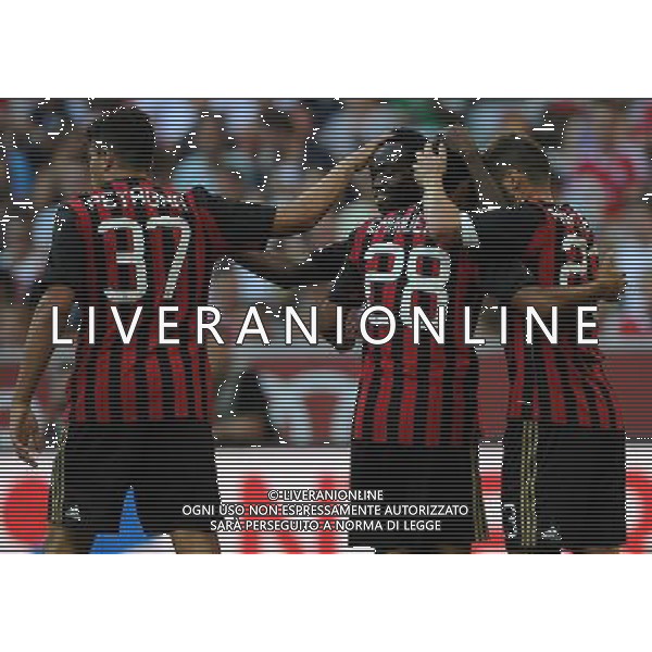 Audi Cup 2013 Monaco di Baviera (Germania) - 01.08.2013 Milan-San Paolo Nella Foto:boateng kinsley esulta /Ph.Vitez-Ag. Aldo Liverani