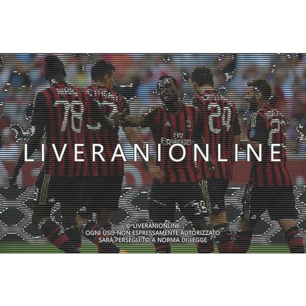 Audi Cup 2013 Monaco di Baviera (Germania) - 01.08.2013 Milan-San Paolo Nella Foto:boateng kinsley esulta /Ph.Vitez-Ag. Aldo Liverani