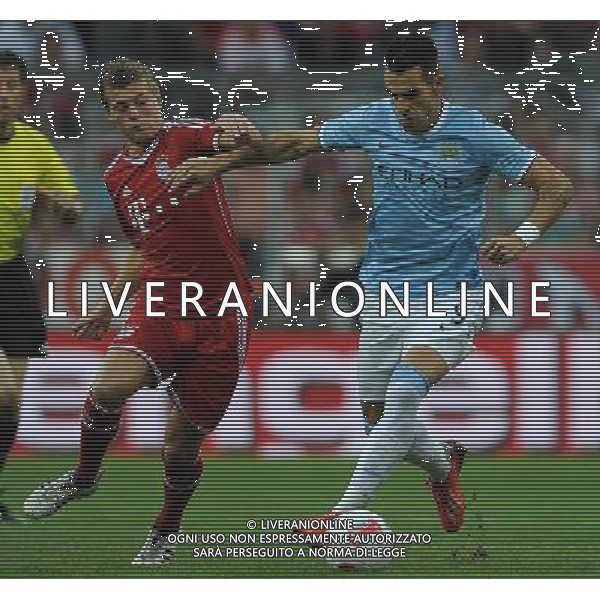 Audi Cup 2013 Monaco di Baviera (Germania) - 01.08.2013 Bayern Monaco-Manchester City Nella Foto:negredo kroos /Ph.Vitez-Ag. Aldo Liverani