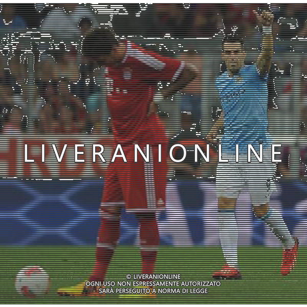 Audi Cup 2013 Monaco di Baviera (Germania) - 01.08.2013 Bayern Monaco-Manchester City Nella Foto:negredo esulta /Ph.Vitez-Ag. Aldo Liverani
