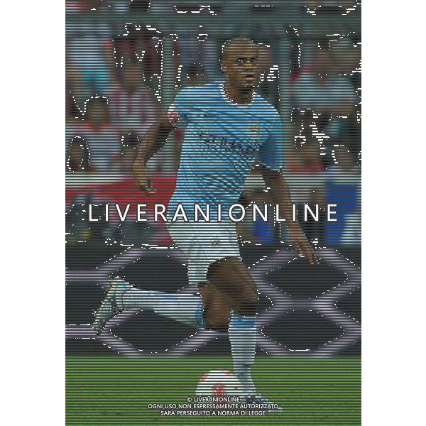 Audi Cup 2013 Monaco di Baviera (Germania) - 01.08.2013 Bayern Monaco-Manchester City Nella Foto:Kompany Vincent /Ph.Vitez-Ag. Aldo Liverani