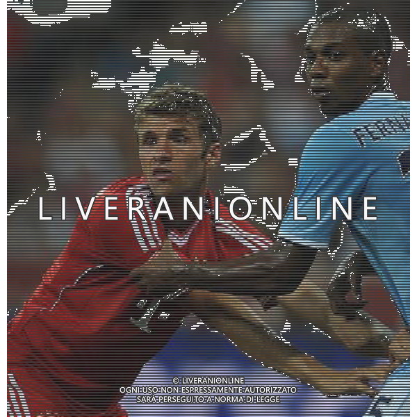 Audi Cup 2013 Monaco di Baviera (Germania) - 01.08.2013 Bayern Monaco-Manchester City Nella Foto:Muller Thomas-Fernandinho /Ph.Vitez-Ag. Aldo Liverani