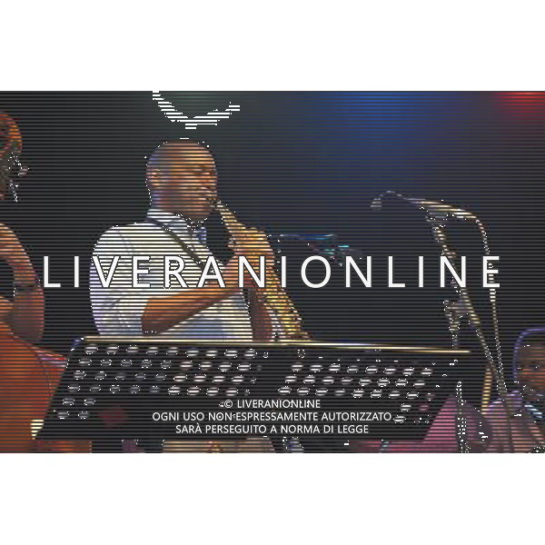 Love Supreme Jazz Festival at Glynde near Lewes, East Sussex. BRANFORD MARSALIS QUARTET fronted by Branford Marsalis on saxophone.