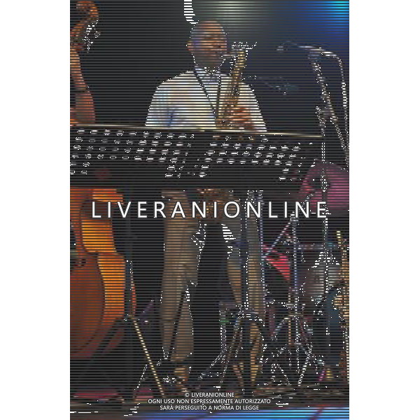 Love Supreme Jazz Festival at Glynde near Lewes, East Sussex. BRANFORD MARSALIS QUARTET fronted by Branford Marsalis on saxophone.