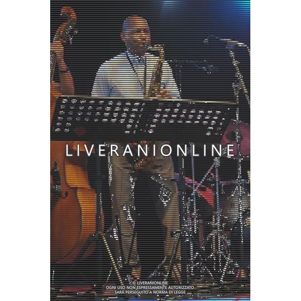 Love Supreme Jazz Festival at Glynde near Lewes, East Sussex. BRANFORD MARSALIS QUARTET fronted by Branford Marsalis on saxophone.