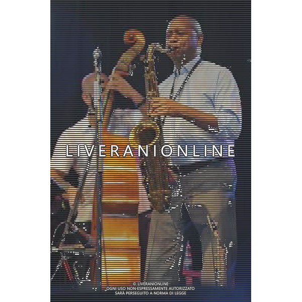 Love Supreme Jazz Festival at Glynde near Lewes, East Sussex. BRANFORD MARSALIS QUARTET fronted by Branford Marsalis on saxophone.