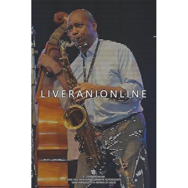 Love Supreme Jazz Festival at Glynde near Lewes, East Sussex. BRANFORD MARSALIS QUARTET fronted by Branford Marsalis on saxophone.