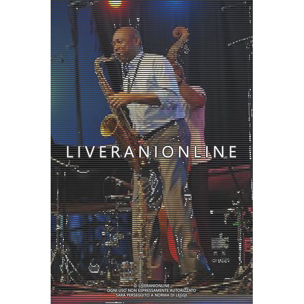 Love Supreme Jazz Festival at Glynde near Lewes, East Sussex. BRANFORD MARSALIS QUARTET fronted by Branford Marsalis on saxophone.