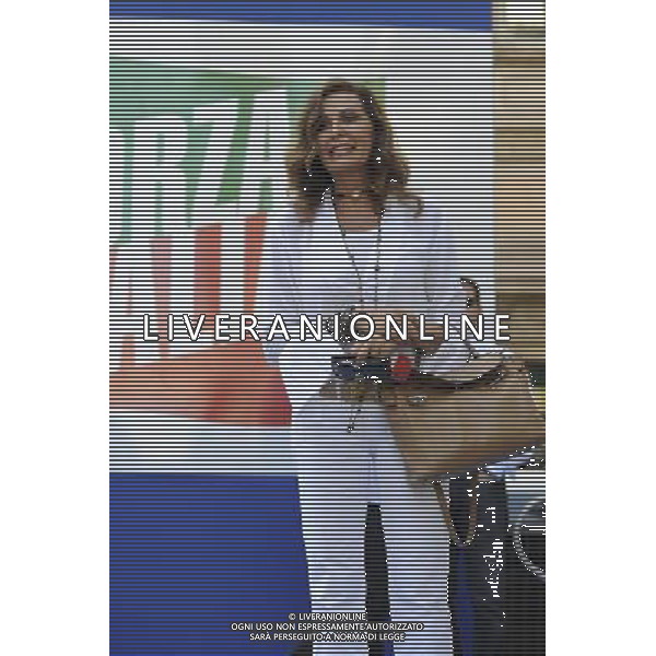 ROMA 06/08/2013 MANIFESTAZIONE DEL POPOLO DELLA LIBERTA A FAVORE DI SILVIO BERLUSCONI DOPO LA SENTENZA DELLA CASSAZIONE PER I DIRITTI MEDIASET NELLA FOTO DANIELA SANTANCHE FOTO FABRIZIO CORRADETTI-AG ALDO LIVERANI SAS