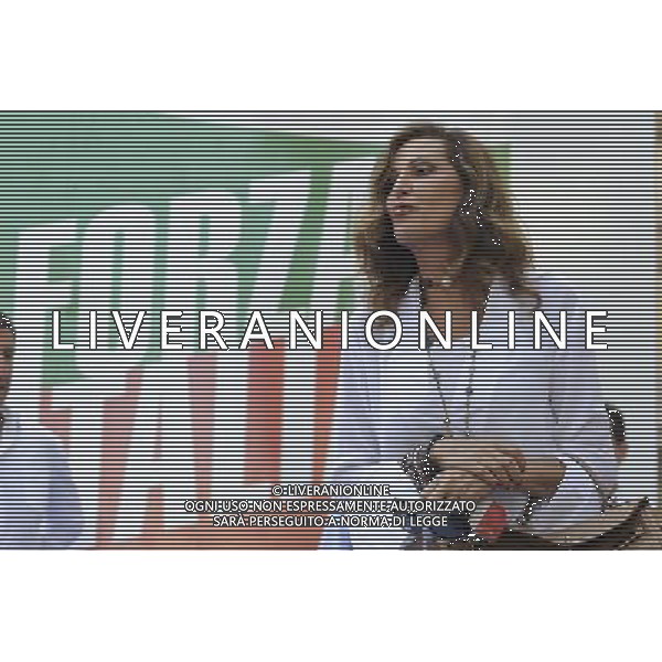 ROMA 06/08/2013 MANIFESTAZIONE DEL POPOLO DELLA LIBERTA A FAVORE DI SILVIO BERLUSCONI DOPO LA SENTENZA DELLA CASSAZIONE PER I DIRITTI MEDIASET NELLA FOTO DANIELA SANTANCHE FOTO FABRIZIO CORRADETTI-AG ALDO LIVERANI SAS