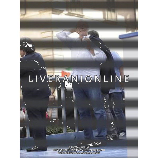 ROMA 06/08/2013 MANIFESTAZIONE DEL POPOLO DELLA LIBERTA A FAVORE DI SILVIO BERLUSCONI DOPO LA SENTENZA DELLA CASSAZIONE PER I DIRITTI MEDIASET NELLA FOTO NITTO FRANCESCO PALMA FOTO FABRIZIO CORRADETTI-AG ALDO LIVERANI SAS