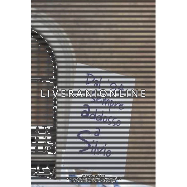 ROMA 06/08/2013 MANIFESTAZIONE DEL POPOLO DELLA LIBERTA A FAVORE DI SILVIO BERLUSCONI DOPO LA SENTENZA DELLA CASSAZIONE PER I DIRITTI MEDIASET NELLA FOTO IL CORTEO FOTO FABRIZIO CORRADETTI-AG ALDO LIVERANI SAS