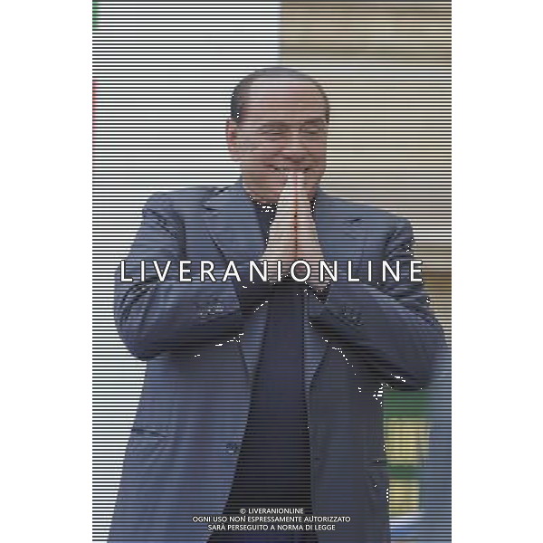 Roma - 04/08/2013 - Manifestazione del PDL a sostegno di Silvio Berlusconi e contro la sentenza Mediaset - nella foto: Silvio Berlusconi Â© Fabrizio Corradetti - Ag. Aldo Liverani sas
