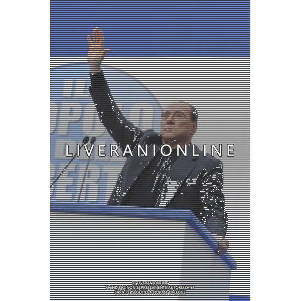 Roma - 04/08/2013 - Manifestazione del PDL a sostegno di Silvio Berlusconi e contro la sentenza Mediaset - nella foto: Silvio Berlusconi Â© Fabrizio Corradetti - Ag. Aldo Liverani sas