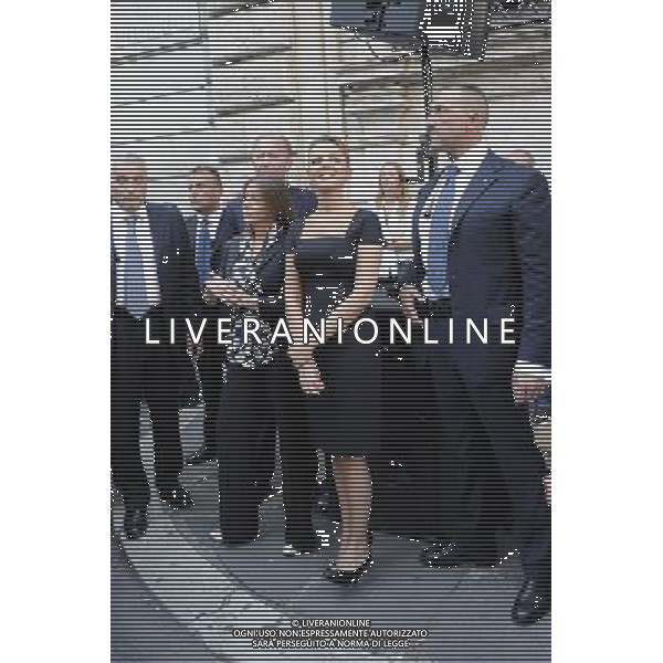 ROMA 04 agosto 2013 MANIFESTAZIONE DEL POPOLO DELLA LIBERTA\' A FAVORE DI SILVIO BERLUSCONI DOPO LA SENTENZA DELLA CASSAZIONE PER I DIRITTI MEDIASET NELLA FOTO FRANCESCA PASCALE ©Corradetti/AGENZIA ALDO LIVERANI SAS