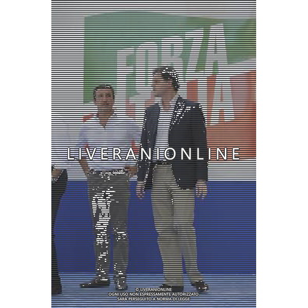 ROMA 04 agosto 2013 MANIFESTAZIONE DEL POPOLO DELLA LIBERTA\' A FAVORE DI SILVIO BERLUSCONI DOPO LA SENTENZA DELLA CASSAZIONE PER I DIRITTI MEDIASET ©Corradetti/AGENZIA ALDO LIVERANI SAS