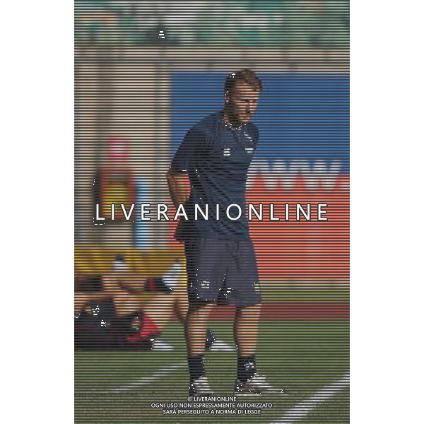 allenatore Marcolini Michele ,partita amichevole Lumezzane-Darfo,1 agosto 2013.Ph Fotolive Simone Venezia AG ALDO LIVERANI SAS