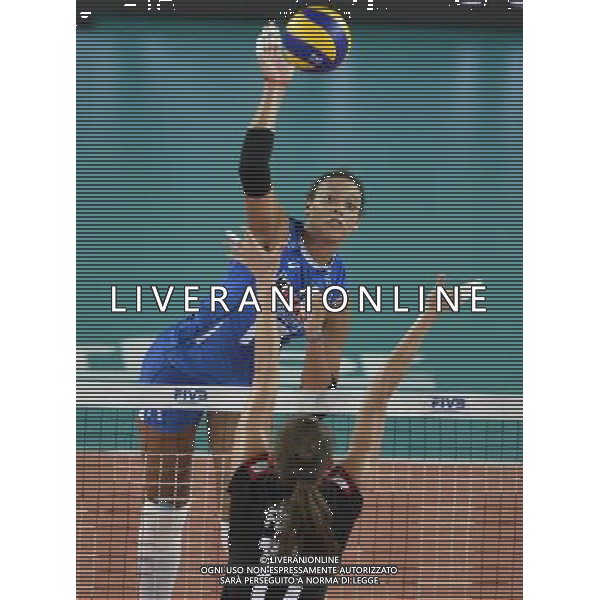 Valentina Diouf VOLLEY ITALIA-GERMANIA. Oggi 04 agosto 2013 a Montichiari Ph Fotolive Richard Morgano AG ALDO LIVERANI SAS 