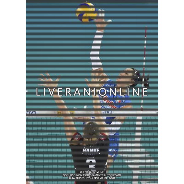 Carolina Costagrande VOLLEY ITALIA-GERMANIA. Oggi 04 agosto 2013 a Montichiari Ph Fotolive Richard Morgano AG ALDO LIVERANI SAS 