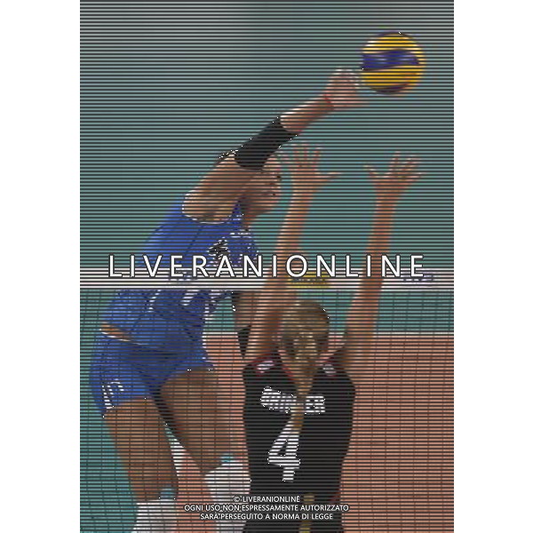 Valentina Diouf VOLLEY ITALIA-GERMANIA. Oggi 04 agosto 2013 a Montichiari Ph Fotolive Richard Morgano AG ALDO LIVERANI SAS 
