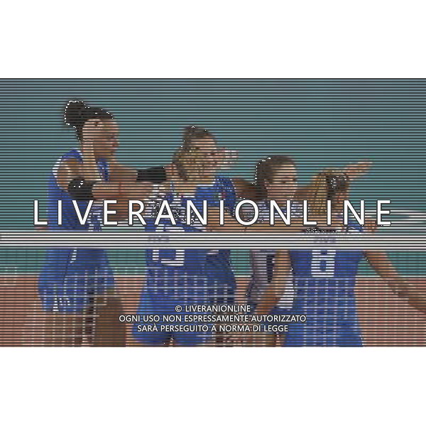 esultanza italia VOLLEY ITALIA-GERMANIA. Oggi 04 agosto 2013 a Montichiari Ph Fotolive Richard Morgano AG ALDO LIVERANI SAS 